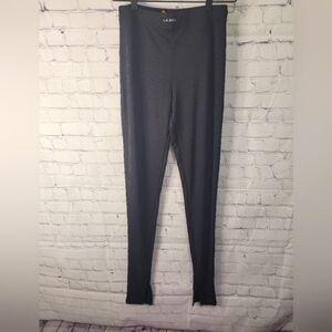 NWT Privee Label Ribbed Black Legging Pants Size Medium